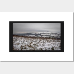 Snowy Welsh Hills - 2013 Posters and Art